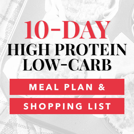 10-Day Complete High-Protein Low-Carb Meal Plan Shopping List Download
