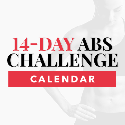14-Day Abs Challenge Calendar